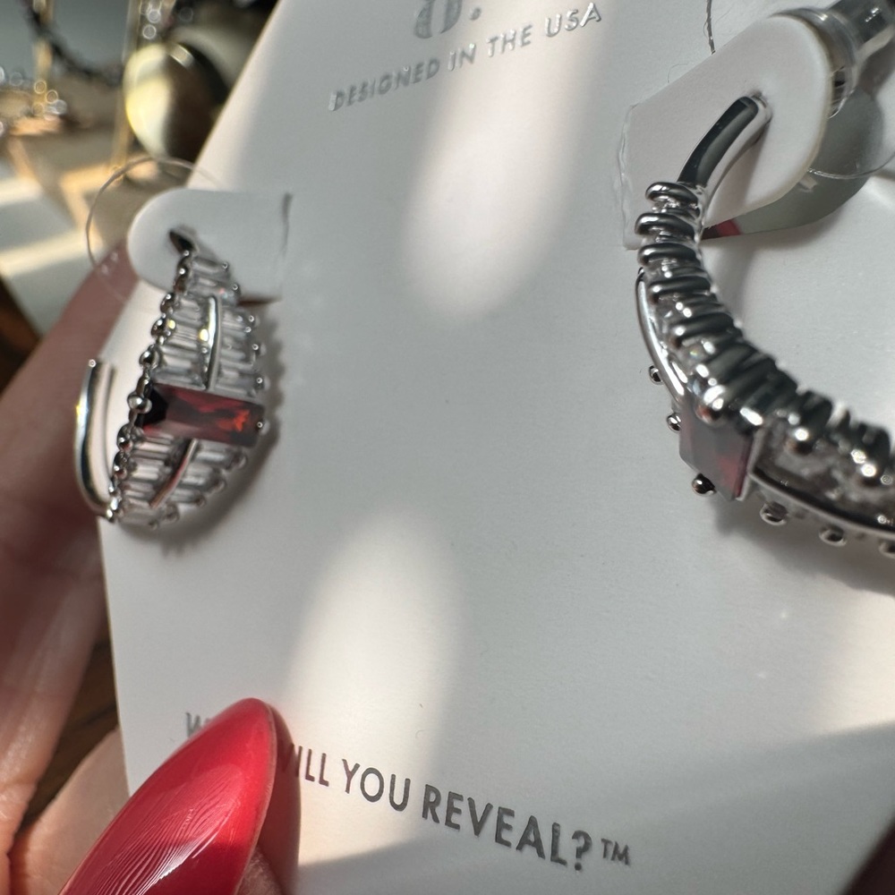 Bomb Party January Birthday Earrings